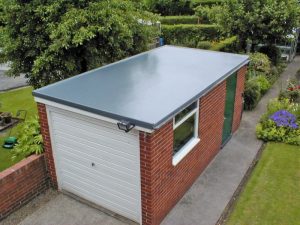 garage roof by our Dundee roofers