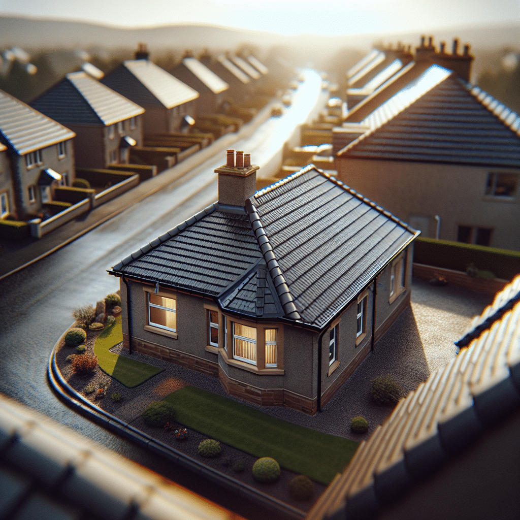 Modern dry ridge and verge roofing system installed on a home in Fife